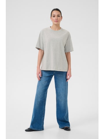 Kaffe T-Shirt kurzarm KAtomina Oversize fit in Grey Melange