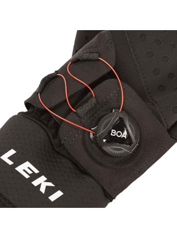 LEKI Softshell Handschuhe in schwarz