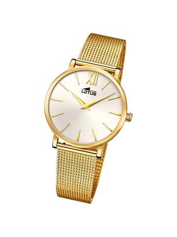 Lotus Analog-Armbanduhr Lotus Minimalist gold mittel (ca. 34mm)