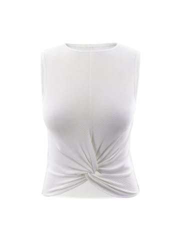 Aiki Keylook Top Knotted Up in White