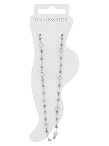 Adeliás Damen Anhänger aus Edelstahl mit Perle in silber