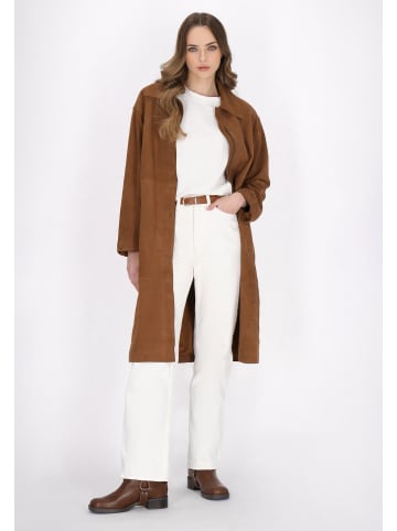 DreiMaster Women Coat in cognac