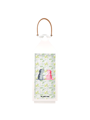 Mr. & Mrs. Panda Laterne Axolotl Liebe ohne Spruch in Transparent