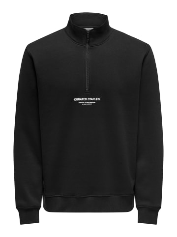 ONLY & SONS Sweatshirt in Black