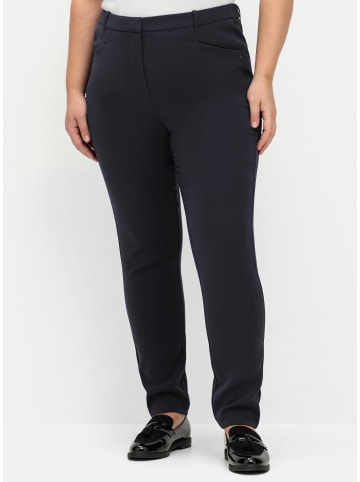 sheego Hose in tiefblau