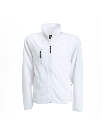 BMS Fleecejacke/Fleecepullover in Weiß