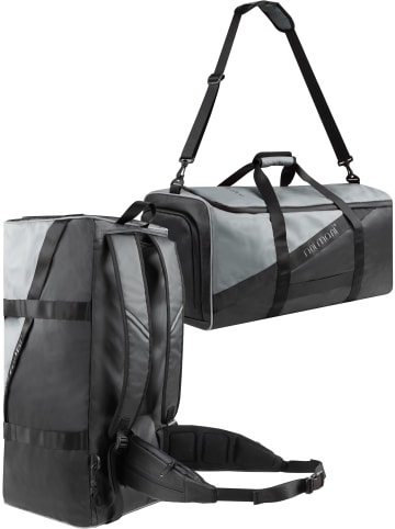 normani Sport- und Reisetasche 58 Liter mit Hüftgurt in Grau