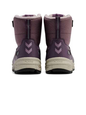 Hummel Klettverschluss Stiefel Snow Boot Draußen Kinder in BLACK PLUM