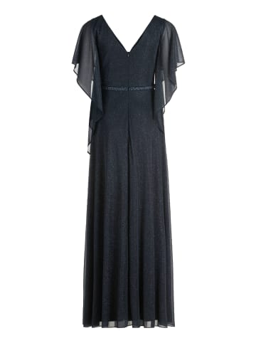 Vera Mont Abendkleid im Glitzer-Look in Dunkelblau/Grau