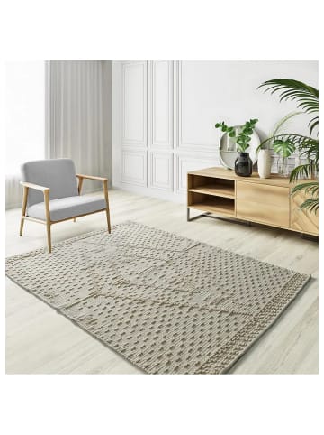 Atticgo Kurzflor-Teppich PAMUK in creme