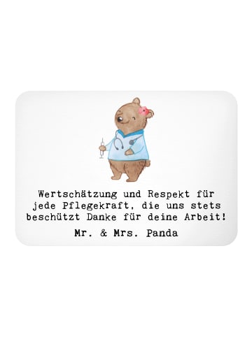 Mr. & Mrs. Panda magnet Spruch Pflegekraft Wertschätzung mit Spruch in Weiß