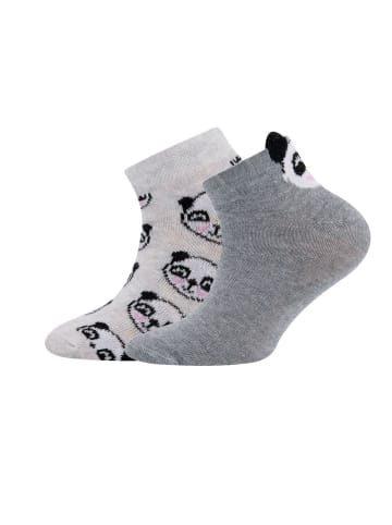 ewers 2er-Set Socken 2er Pack Panda in grau