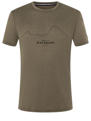 super.natural Merino T-Shirt in braun