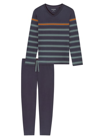Schiesser Pyjama Casual Nightwear in graphit