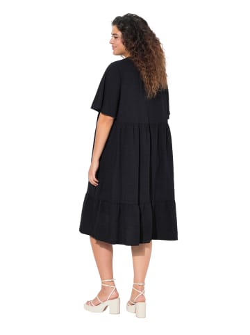 Ulla Popken Midikleid in schwarz