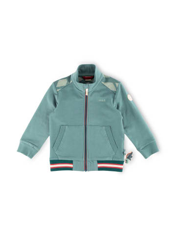 Sigikid Sweatjacke dino world in grün