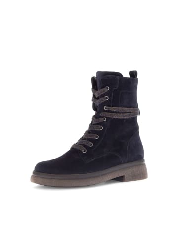 Gabor Fashion Schnürstiefeletten in blau