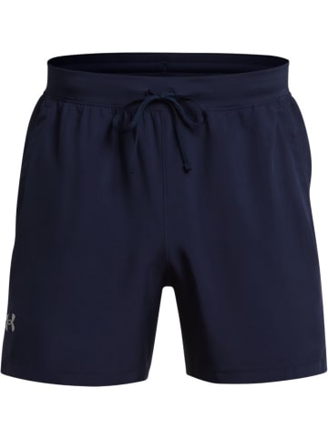 Under Armour Short "Ua Launch 5'' Unlined Shorts" in Blau