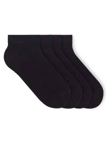 von Jungfeld Sneaker Socken Essentials Set in Pitch Black