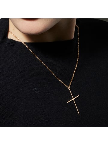Luxenter Halskette Yking mit 18 Karat Gelbgold-Finish – YKING