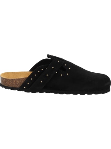 Palado Pantoletten Kiel Glint Premium Leather in Schwarz