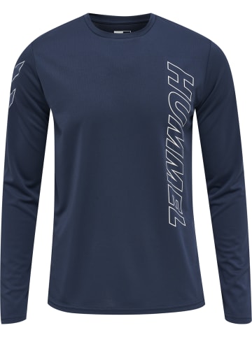 Hummel Hummel T-Shirt Hmlte Training Herren Atmungsaktiv Feuchtigkeitsabsorbierenden in INSIGNIA BLUE