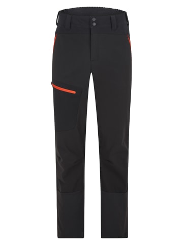 Ziener Softshell-Tourenhose NARAK in black.new red