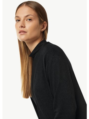 comma CI T-Shirt langarm in Schwarz