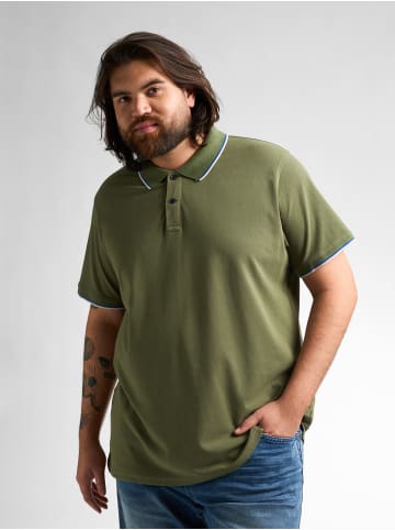 Petrol Industries Klassisches Poloshirt in Plus Size Cocobreeze in Grün