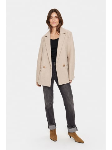 SAINT TROPEZ Jacke IlvySZ Gerade Passform in Feather Gray