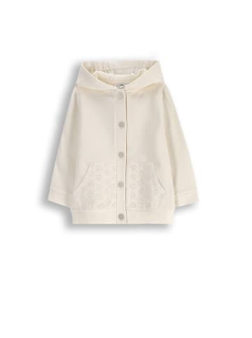 Coccodrillo Reißverschlussjacke in ecru