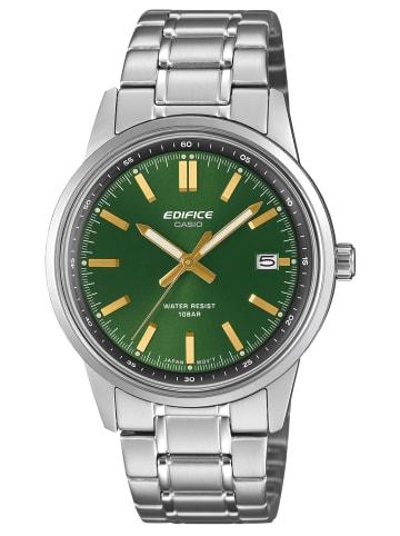 Edifice Herrenuhr Quarz Grün/Goldfarben