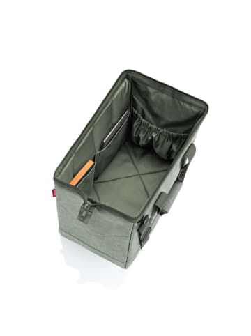 Reisenthel travelling allrounder L - Reisetasche 48 cm (smiley grey) in twist sage