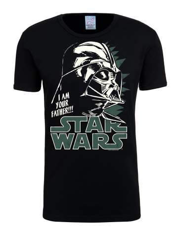 Logoshirt T-Shirt Darth Vader in schwarz