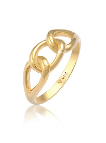 Elli Ring 925 Sterling Silber Knoten, Twisted in Gold