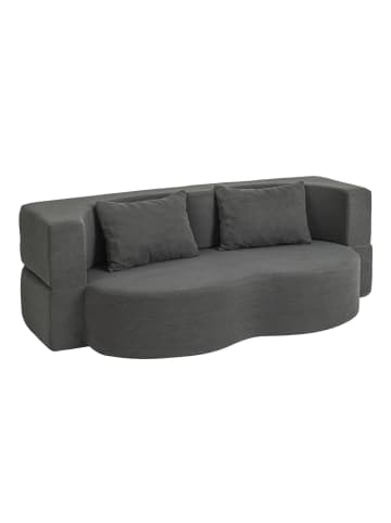 SoBuy Sofa-Bett in Dunkelgrau - (W) 107 x (H) 32 x (L) 177 cm