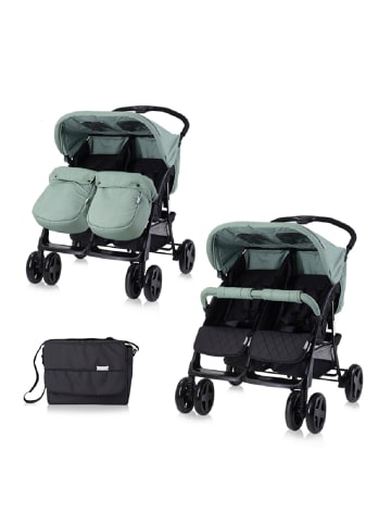 Lorelli Zwillingskinderwagen TWIN in grün