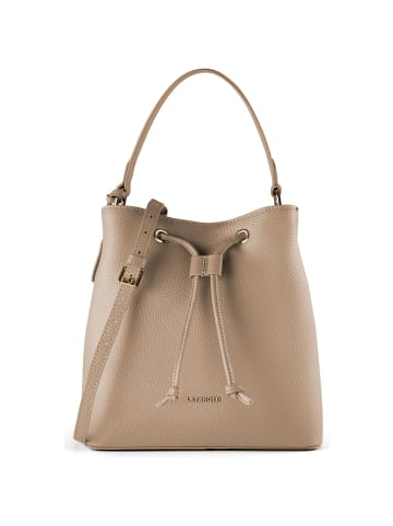 Lazarotti Bologna Leather Crossbody Beuteltasche Leder 25 cm sand