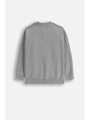 Coccodrillo Baumwoll-Cardigan in grau