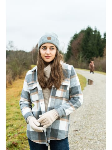 Eisglut Strickmütze in blau