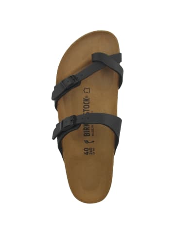 Birkenstock Pantolette Mayari Birko-Flor normal in schwarz