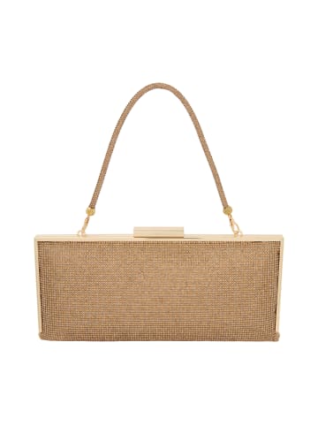 faina Women Clutch in Gold