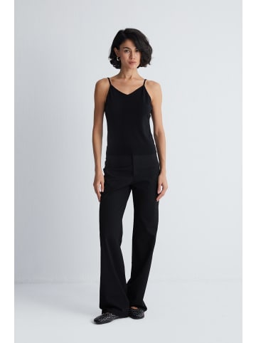 SILK AND CASHMERE Blouse in Schwarz