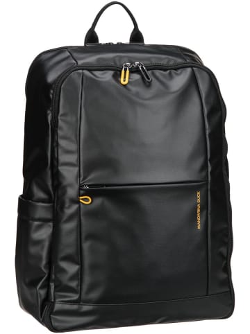 Mandarina Duck Rucksack Eco Coated Backpack OST07 in Black