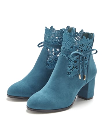 LASCANA High-Heel-Stiefelette in petrol