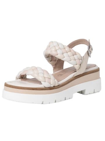 Marco Tozzi Sandalen/Sandaletten in creme