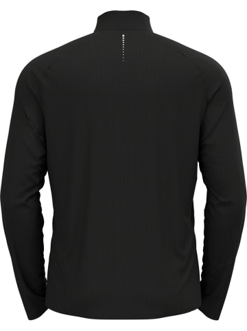 Odlo T-Shirt "Midlayer Essential 1/2 Zip" in Schwarz