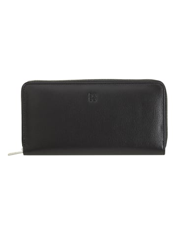 DuDu Geldbörse RFID Schutz Leder 20 cm in black