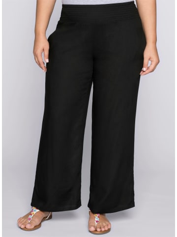 sheego Schlupfhose in schwarz