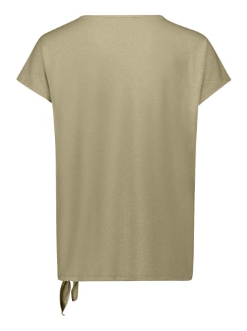 Betty Barclay Halbarm-Shirt mit Schleifenknoten in Soft Olive